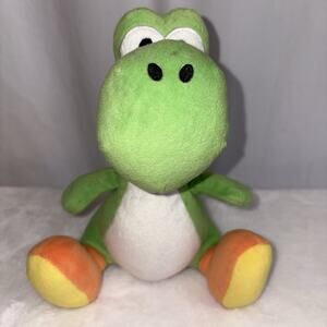 Super Mario Bros Plush Yoshi Global Holdings Nintendo 2010 8”
